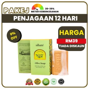 Sabun Zaitun Sihate - 1 Kotak Penjagaan 12 Hari